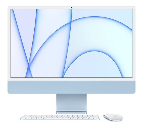 iMac Apple Chip M1 8gb 256gb Azul Pantalla 4.5k 24 