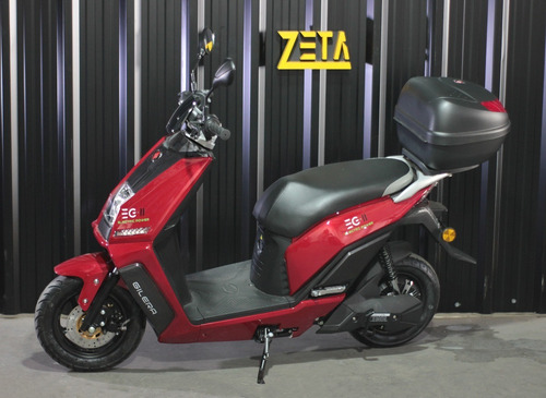 Imagen 7 de 15 de Motos Eléctricas Gilera Eg-ii + Baúl Eg2 0km Scooter