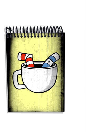 Imagem 2 de 2 de Caderneta Capa Dura Cuphead