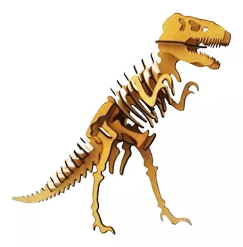 Quebra Cabeça 3D - Dinossauros - Fonolaser Store