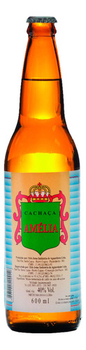 Cachaça Prata Amélia Envelhecida Em Alambique De Cobre 600ml