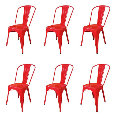 Silla Tolix Reforzada X6 Varios Colores