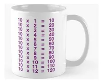 Comprar Taza X4 10 X Tabla Tabla De Diez Multiplicar Aprender Tablas