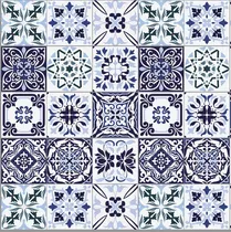 Comprar Plancha Vinilo Lamina Azulejo Mosaico Piso Adhesivo 2x0.70m Color 24 Faro