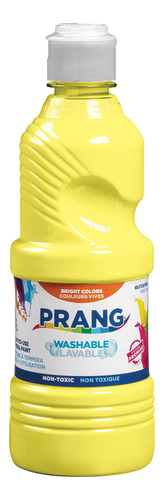 Pintura Témpera Lavable 473 Ml Color Amarillo
