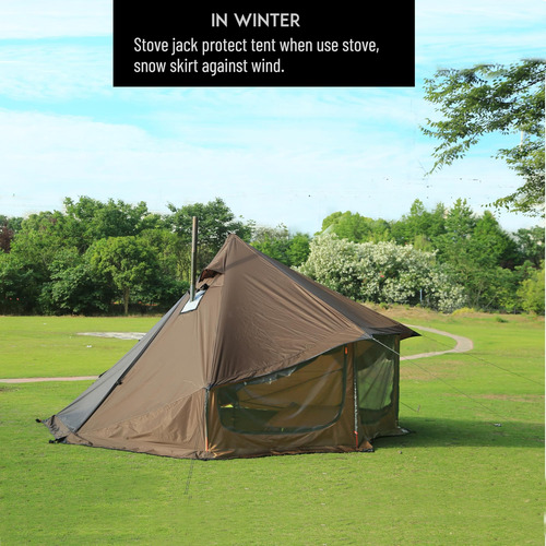 Tipi Tipi De 4 Temporada, Carpa Caliente Con Dosel, Habitaci