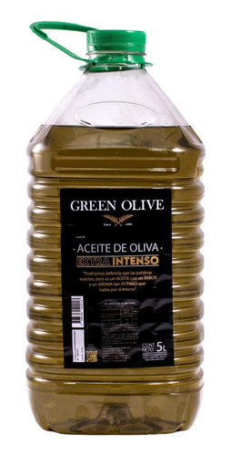Imagen 1 de 6 de Oliva Green Olive Sabor Extra Virgen Intenso X5lts
