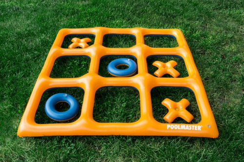 Poolmaster Tic Tac Toe Game Naranjaazul (reversible)