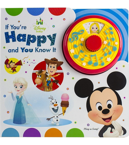 Libro Musical Disney Mickey Mouse, Toy Story, Frozen Ingles