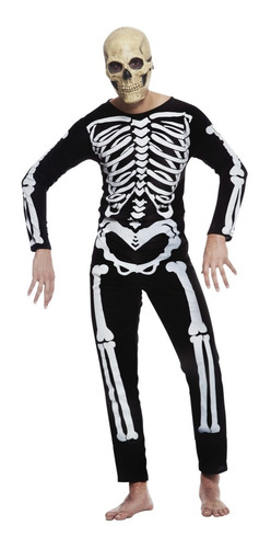 Disfraz De Esqueleto Para Hombre Body De Esqueleto Para Hombre Calaca Scary Skeleton Disfraz Halloween O Cosplay