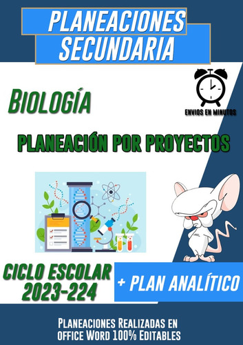 Planeación Biologia + Plan Analitico Secundaria (2023) (Reacondicionado)