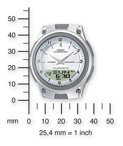 Reloj Casio Aw 80d 100% Original Pulso Acero
