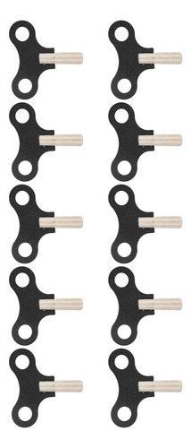 . Reloj De Pared De Acero Con Llave De Cuerda De 10 Piezas,