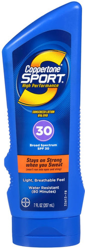 Pack De 6 Coppertone Sport Loción De Protección Solar Spf