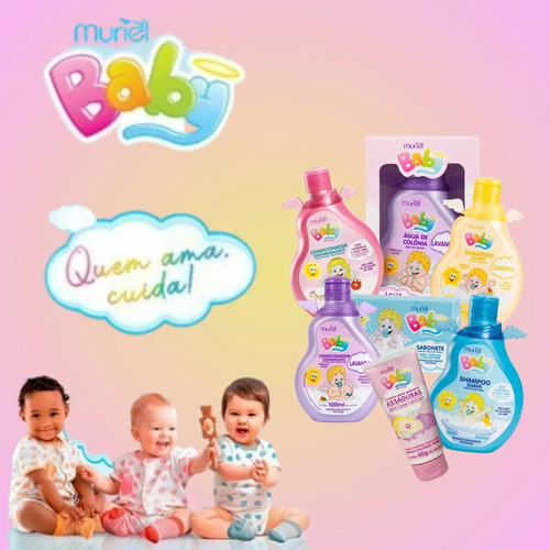 Kit Com 02 Shampoo Baby Menino 150ml Muriel