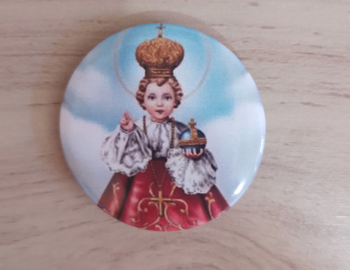 10kits De Botton Com Cartao De Oração Menino Jesus De Praga