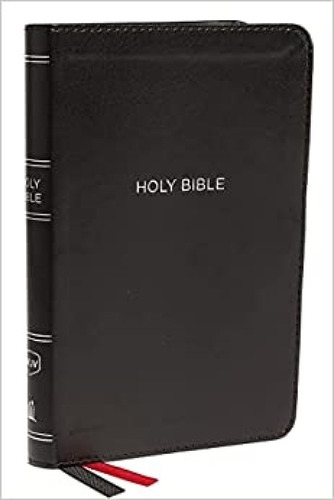 Biblia En Inglés New King James Deluxe Tamaño Compacto Negro