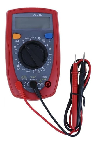 Imagen 2 de 5 de Multimetro Digital Dt33 Series Tester Voltímetro Medidor