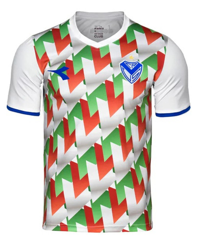 Remera Diadora Vélez Sarsfield Modelo Pre Match 2023