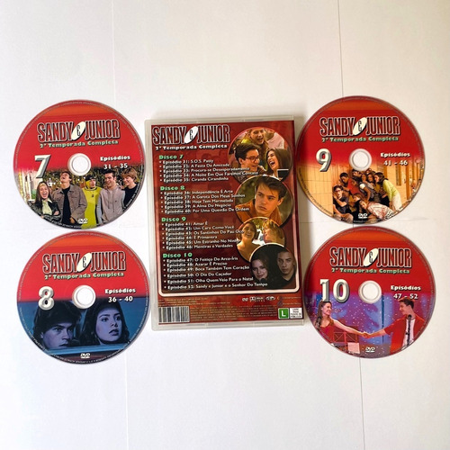 Dvd Sandy E Junior Seriado Segunda Temporada Completa 10 Dis