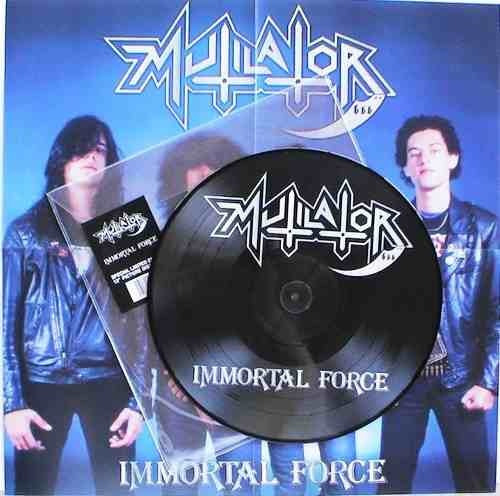 Lp Vinil Mutilator Immortal Force Picture Disc Novo Europeu