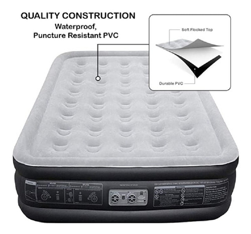 Colchón Cama Inflable Ez Inflate Airbed Queen