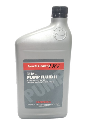 Dual Pump Fluid Il  Aceite De Diferencial Honda Original