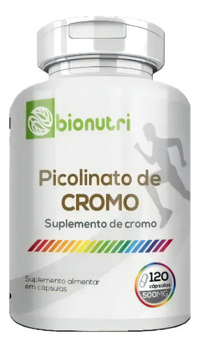Picolinato de cromo 500 mg 120 cápsulas - Sabor sin sabor Bionutri