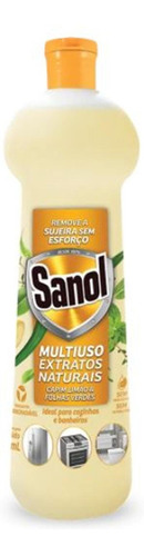 Multiuso Extratos Naturais 500ml Sanol  Capim Limão