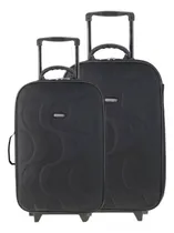 Comprar Kit 1 Mala Viagem Copacabana Preta M + 1 Mala Preta P