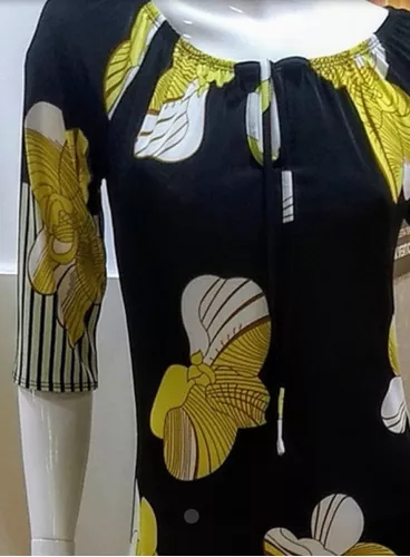 Vestido Negro Elegante Con Flores Amarillas Y Cenefa en venta en Acapulco  Guerrero por sólo $   Mexico