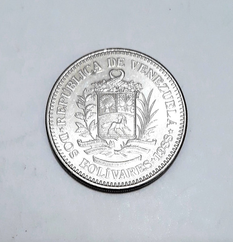 Moneda Venezolana Año 1988 - 2 Bolívares