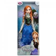 Boneca Frozen Anna 30cm Que Canta