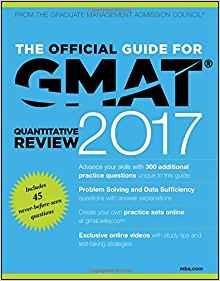 The Official Guide For Gmat Quantitative Review 2017 With On