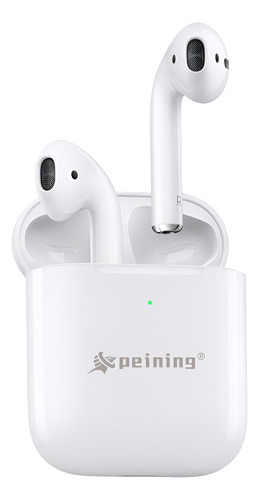 Fone De Ouvido Bluetooth Tws Sem Fio Peining Pei-p818 Branco