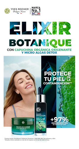 Set Facial Elixir Botanique Anticontaminacion Antiarrugas