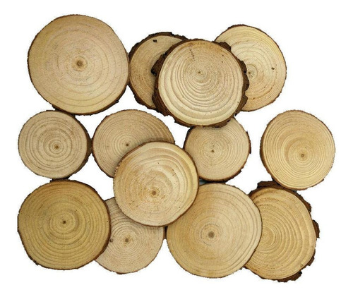 Rebanadas De Troncos De De Pino Decoración Rústica
