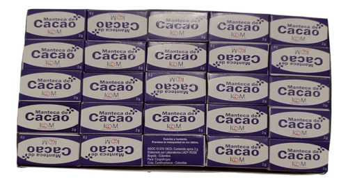 Manteca De Cacao X25 Unidades - g a $5