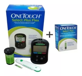 Medidor Glucosa Glucometro One Touch Select Plus + 60 Tiras