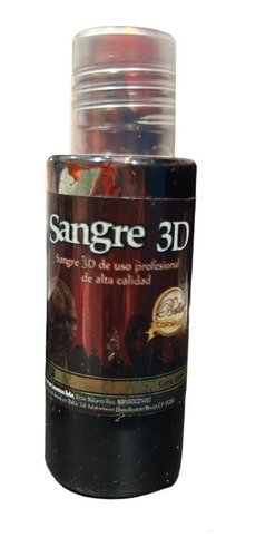 Sangre 3d Caracterización Disfraz Halloween Maquillaje