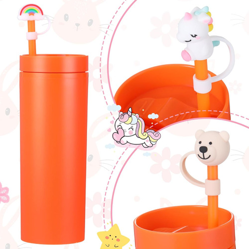 Silifine 6 Fundas Para Popotes Compatibles Con Vasos De 30 Y