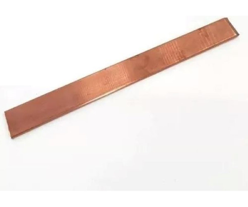 Barra Solera De Cobre Tierras Fisicas 1/4 X 3pulgadas X 30cm