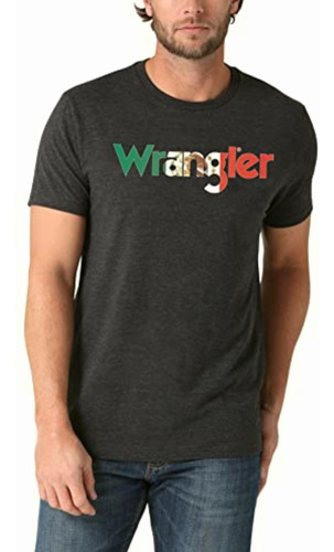 Wrangler Western Playera De Manga Corta Con Cuello Redondo