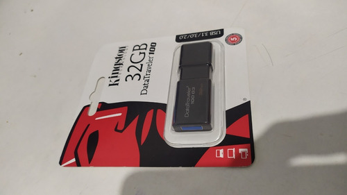 Pen Drive Kingston 32gb Data Traveler 100 G3 Usb 2.0 - 3.1 