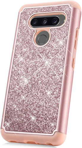 Funda Para LG V, LG V Thinq Case Glitter, Mujer Girl Gl...