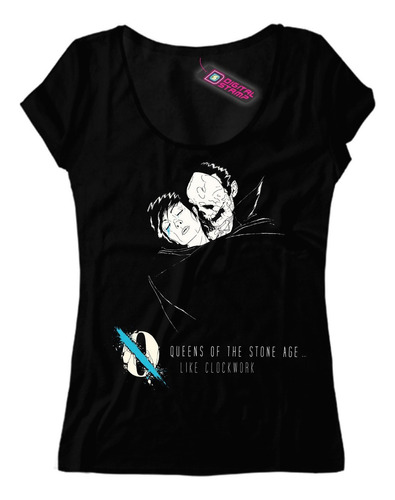 Remera Mujer Queens Of The Stone Age Like Qotsa Rp334 Dtg