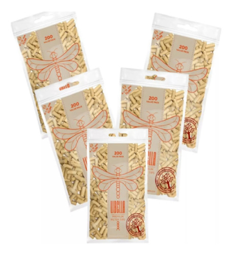Filtros Libella Havana Slim Biodegrables 6mm - 200u Sabor Libella Havana Biodegradables