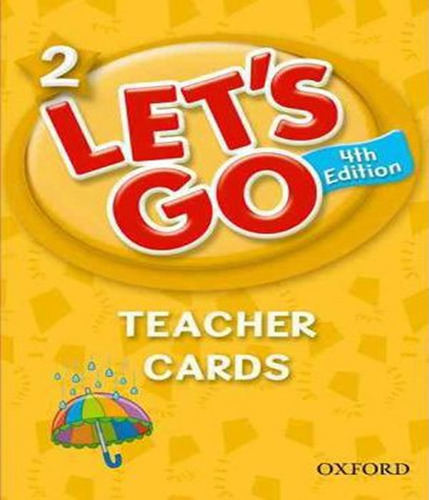 Lets Go 2   Teachers Cards   04 Ed, De Nakata, Ritsuko. Editora Oxford, Capa Mole Em Inglês