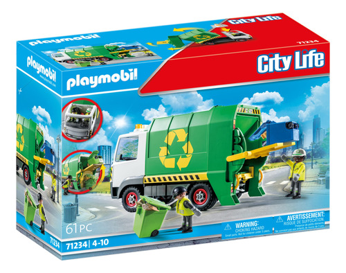 Playmobil Camión De Reciclaje - Versión