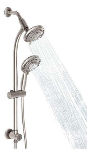 Combo De Cabezal De Ducha De Mano Y Ducha De Lluvia Al...